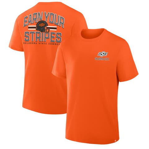 Men's Fanatics Orange Oklahoma State Cowboys Quad Legacy T-Shirt