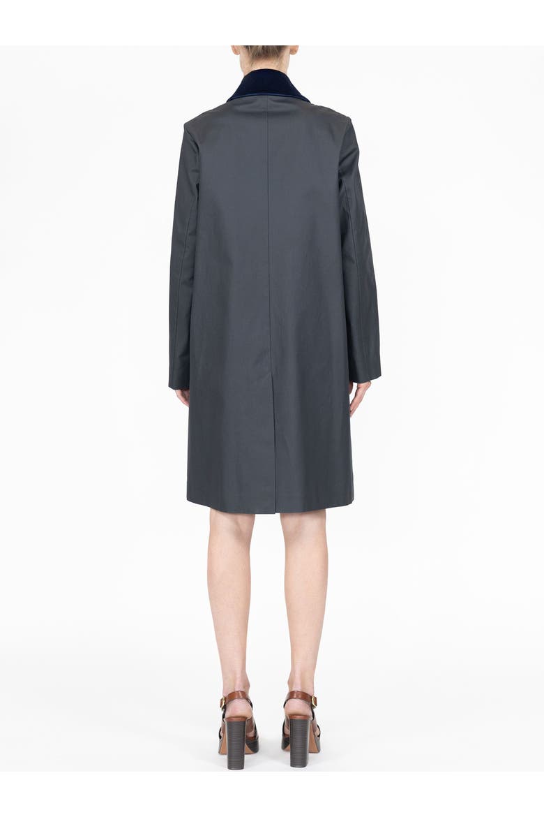 Alaine Water resistant canvas coat, Alternate, color, Navy