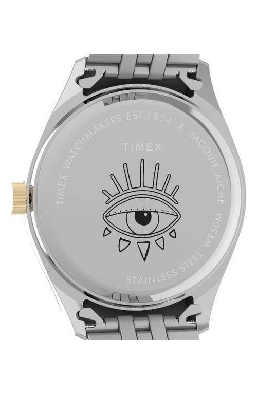 Timex ® X Jacquie Aiche Bracelet Watch, 18mm In Metallic