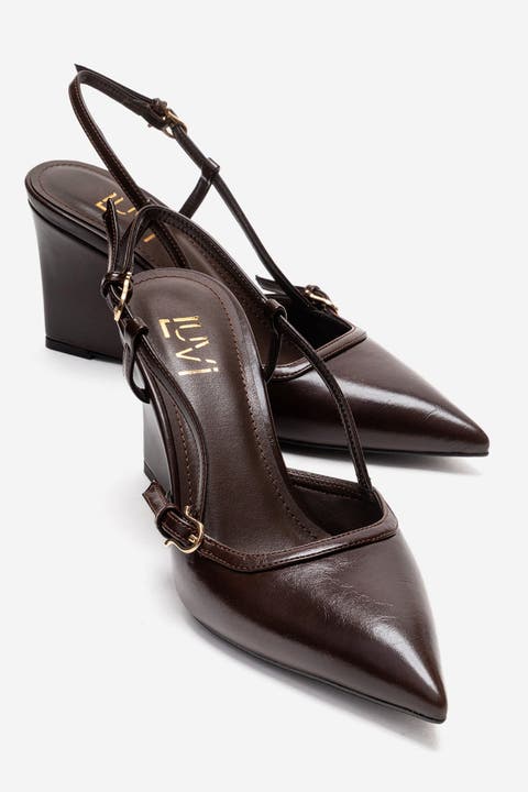 Celia Pointed Toe Wedge Pump