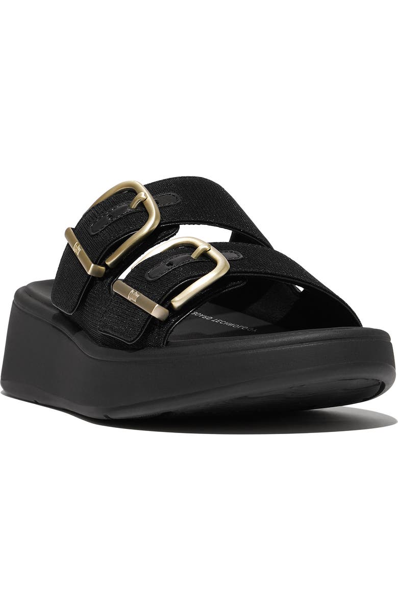 FitFlop F-Mode Shimmer Buckle Sandal, Main, color,