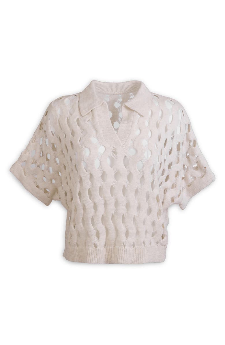 SAACHI Breeze Knit Shirt, Alternate, color, White