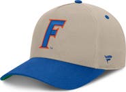 FANATICS Men's Fanatics  Stone/Royal Florida Gators Veteran Two-Tone Adjustable Hat