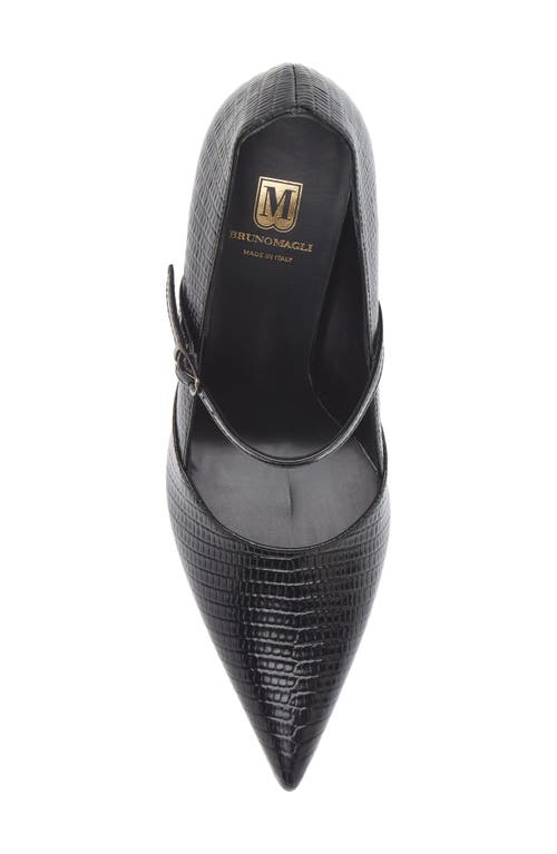 Bruno Magli Panna Mary Jane Pump In Black