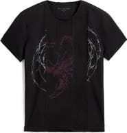 John Varvatos Raw Edge Organic Cotton Graphic T-Shirt