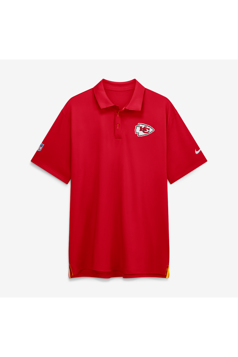 Men's Nike Red Kansas City Chiefs Sideline Powerful Blocking Dri-FIT Tour Polo, Main, color, Red