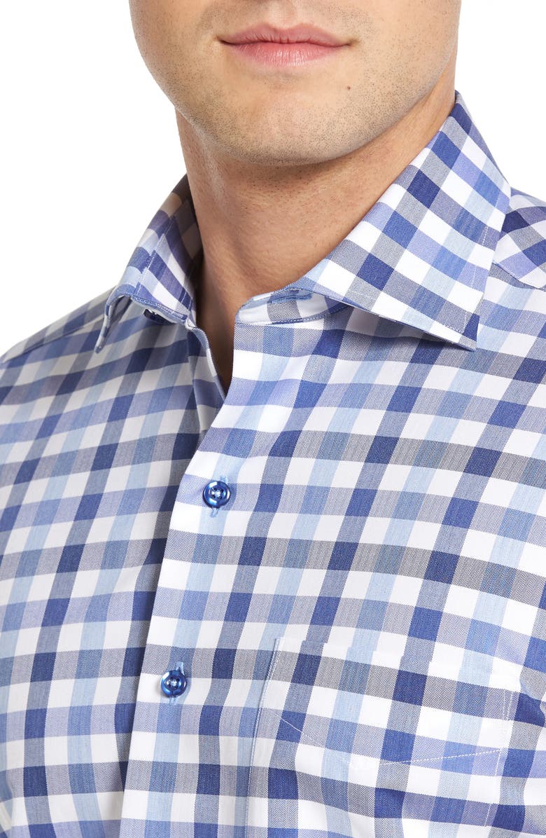 David Donahue Regular Fit Check Sport Shirt, Alternate, color, 