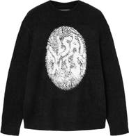 AllSaints Ridges Logo Sweater