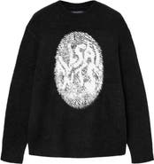 AllSaints Ridges Logo Sweater
