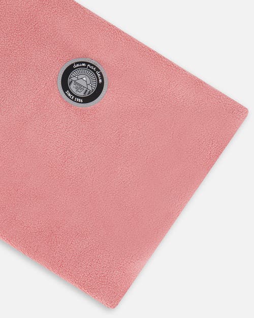 Deux Par Deux Polar Fleece Neckwarmer In Pink
