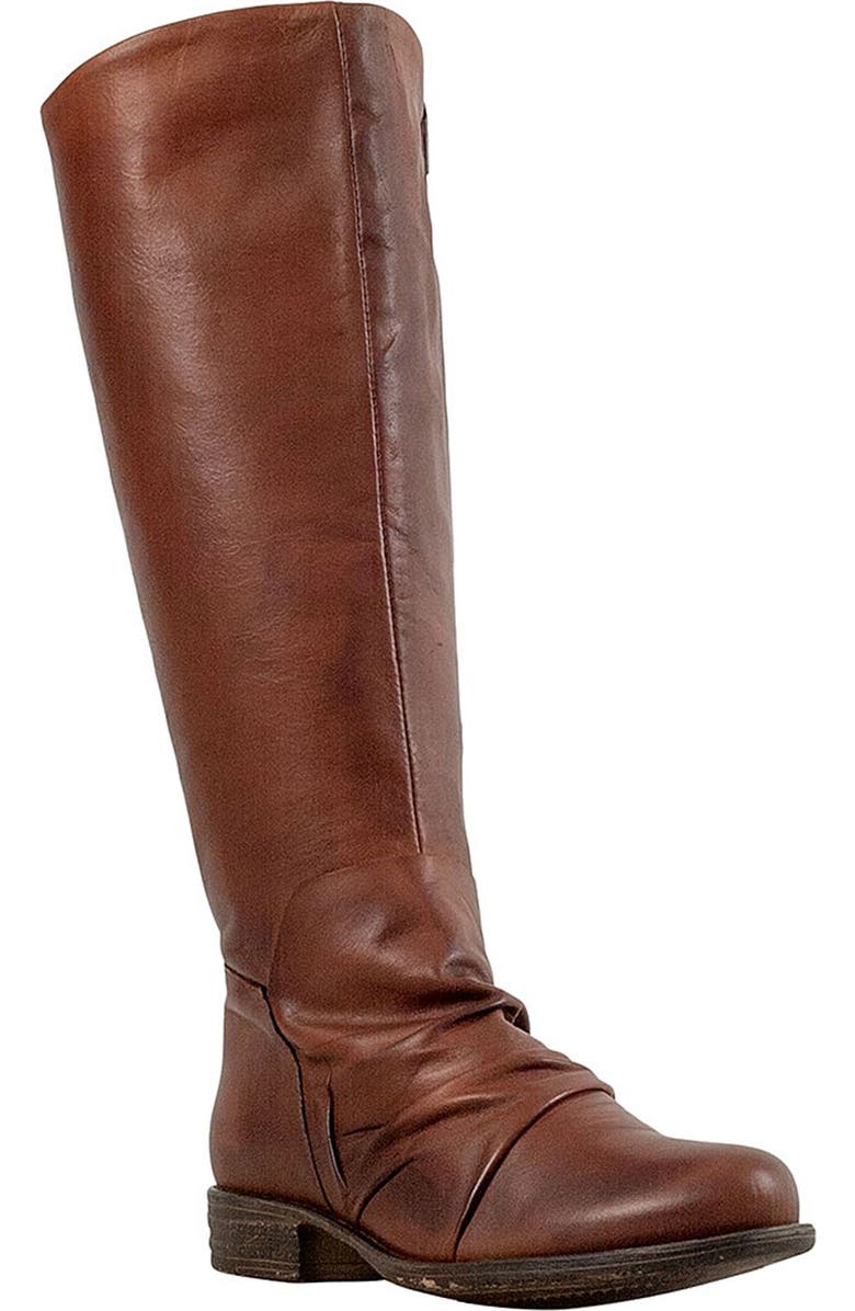 Miz Mooz Lisbon Knee High Boot, Main, color, Brandy