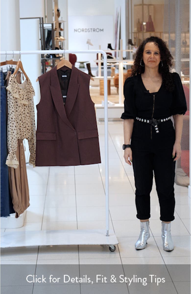 Jankania Linen Blend Vest, sales video thumbnail