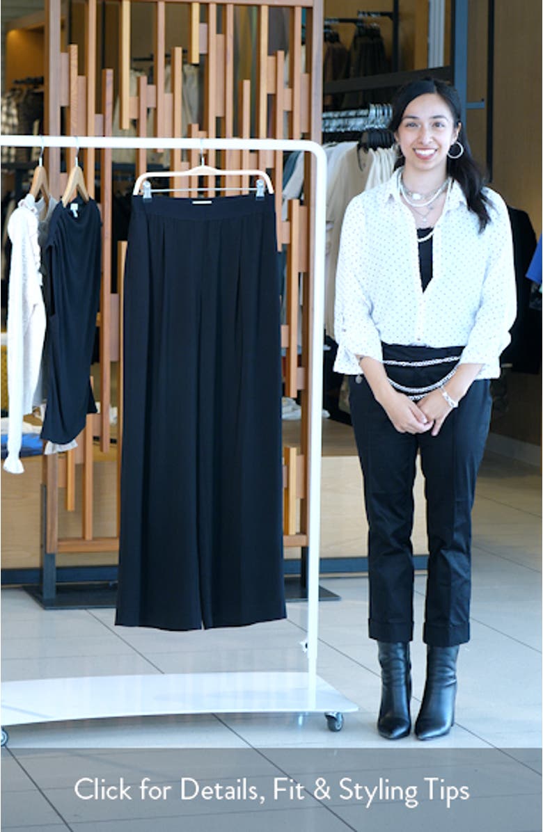 Pleat Front Pull-On Pants, sales video thumbnail