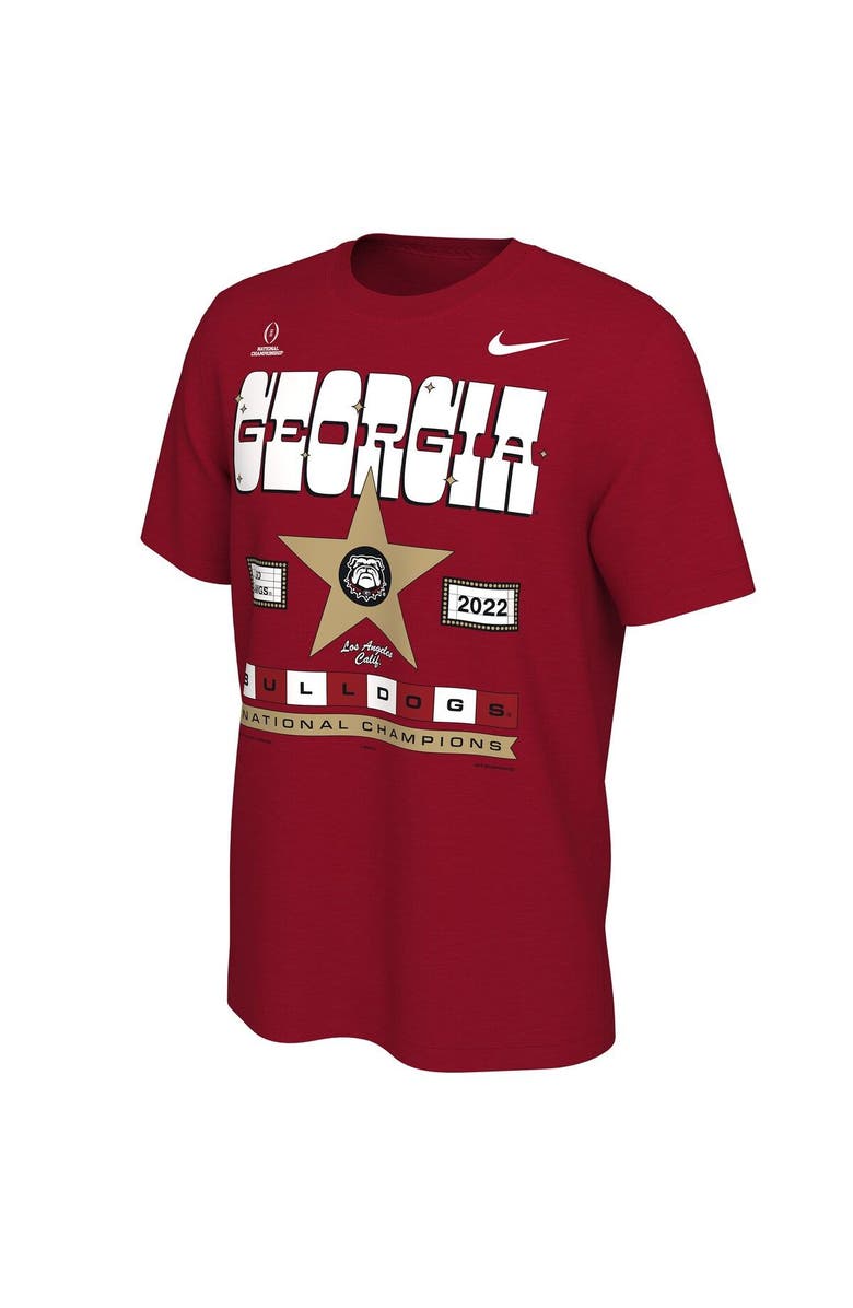 Nike Men's Nike Red Georgia Bulldogs College Football Playoff 2022 National Champions Celebration T-Shirt, Alternate, color, 