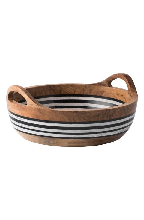 Stonewood Stripe Round Serving Bowl