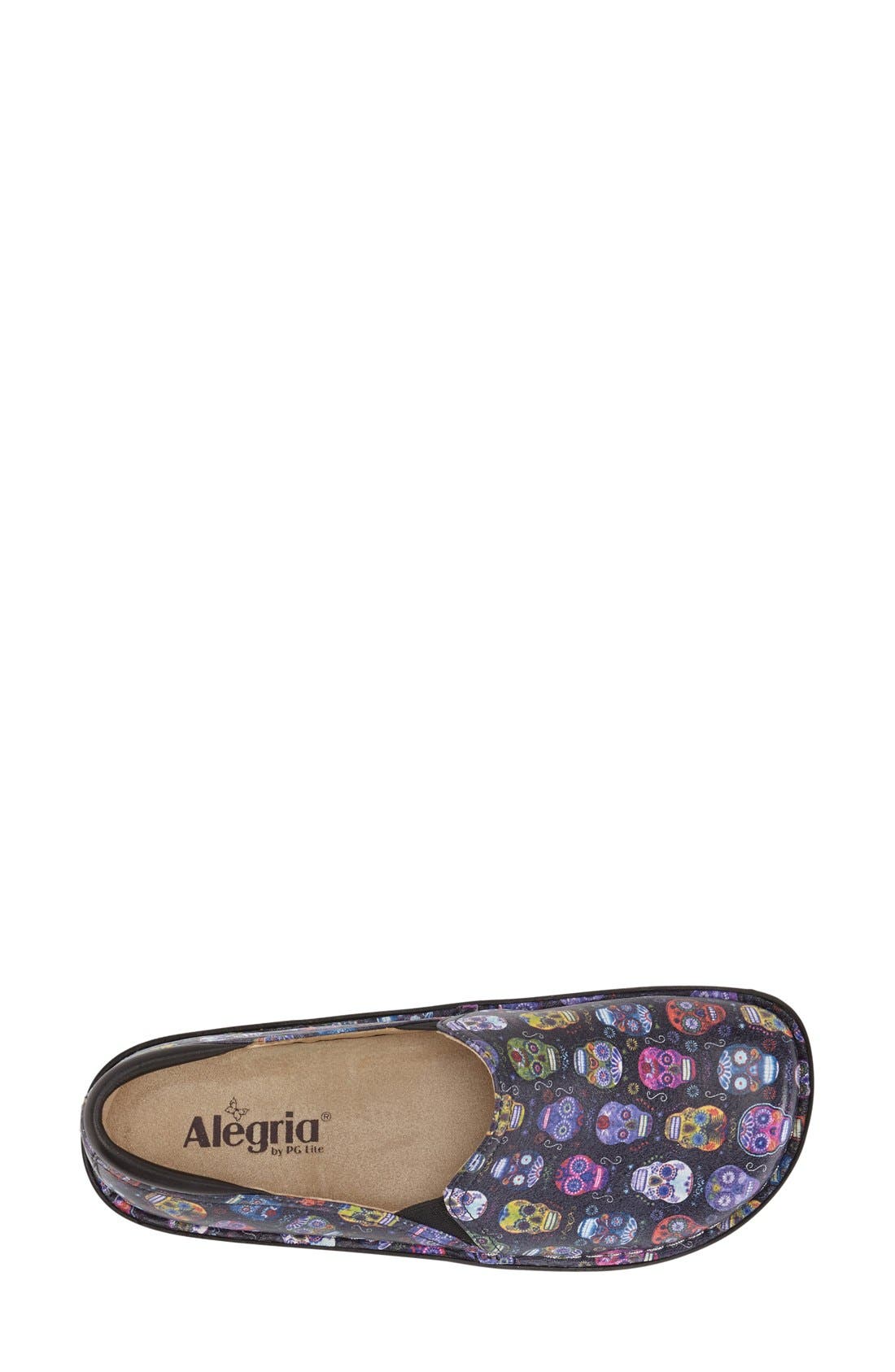 Alegria by PG Lite Debra Slip-On, Alternate, color, Sugar Skulls Leather