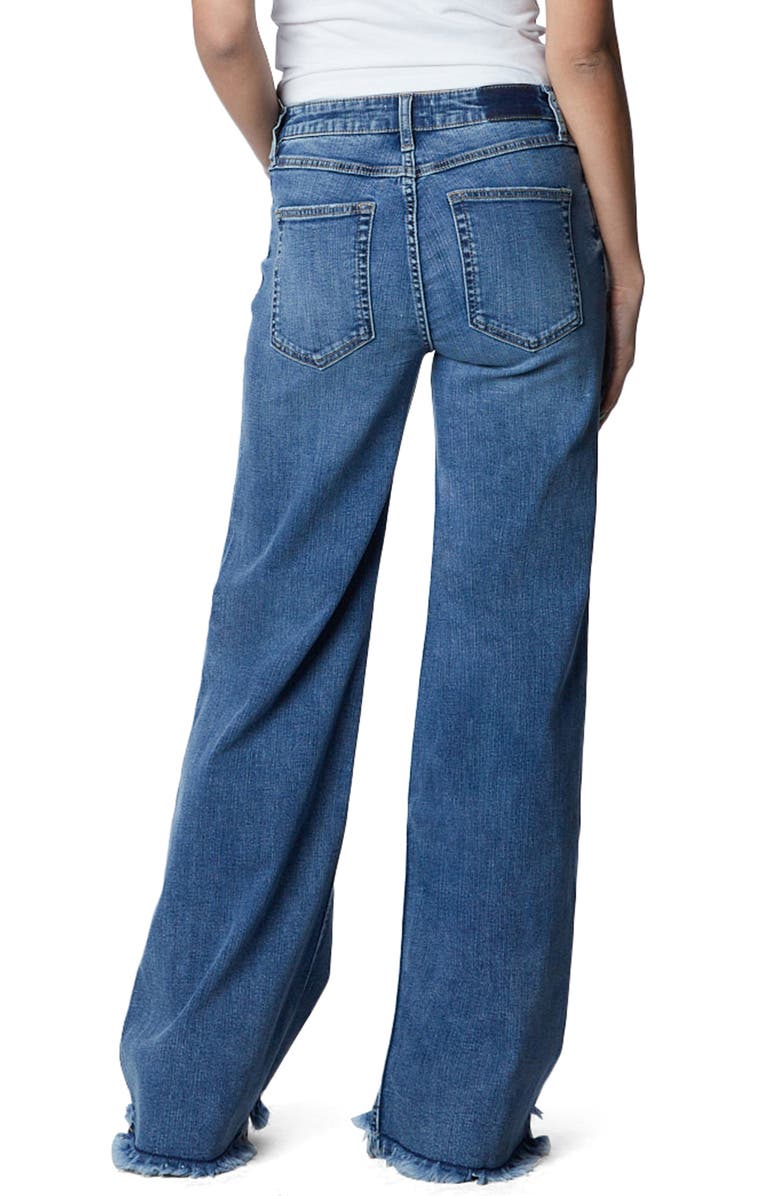 HINT OF BLU Mighty High Waist Wide Leg Jeans, Alternate, color,
