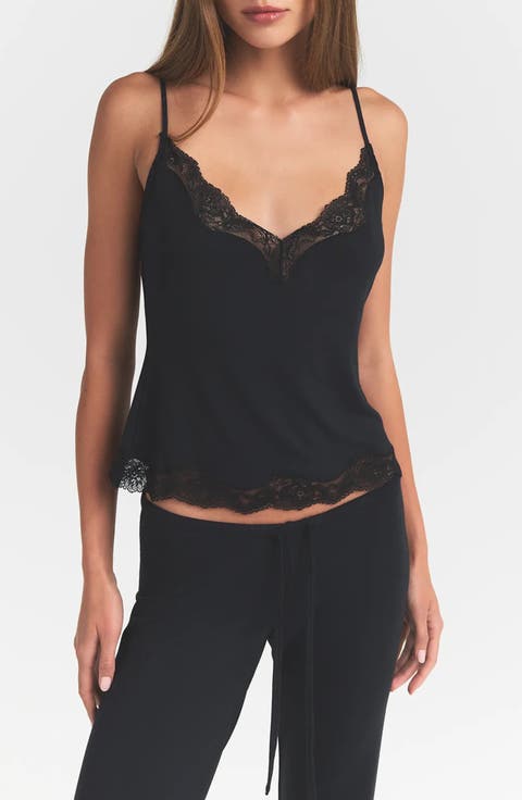 Lace Trim Pajamas