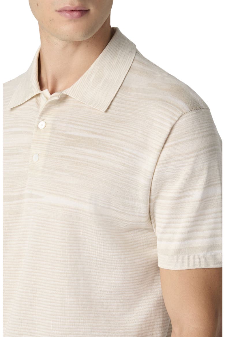 Space-dye Mercerized Cotton Polo Shirt, Alternate, color, Blue