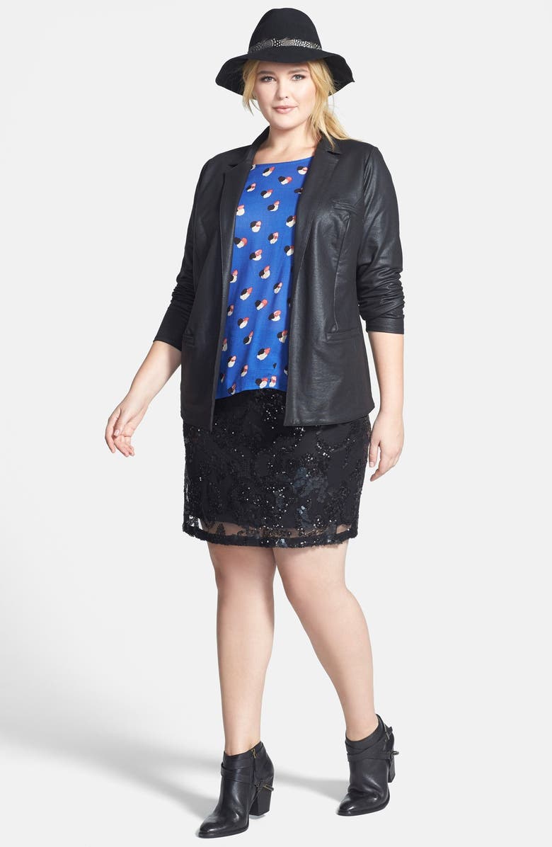 August Hat Feather Trim Floppy Felt Fedora, Alternate, color, 