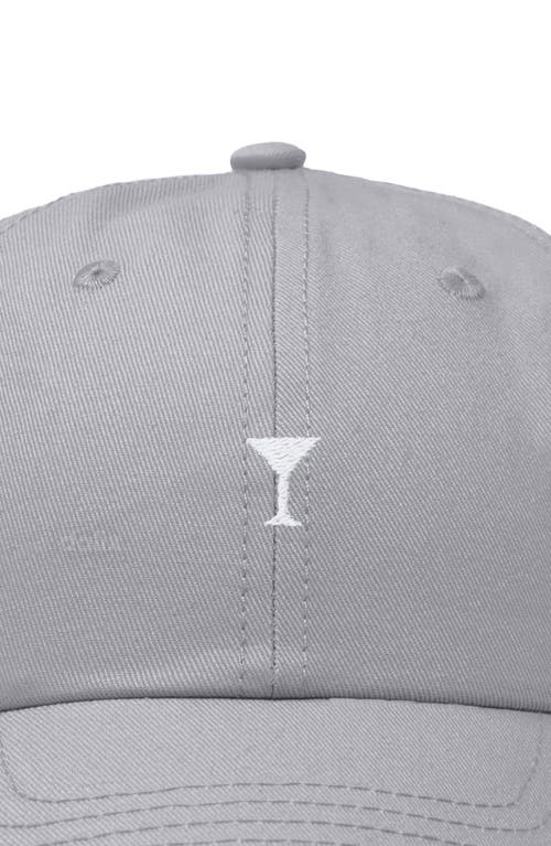 Dalix Lil Martini Dad Cap In Gray