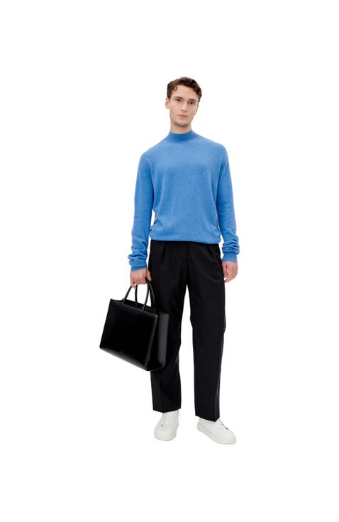 Essential Mock Neck Cashmere Sweater