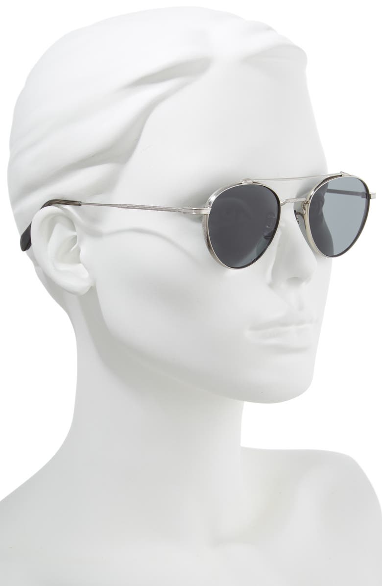 Oliver Peoples Watts 49mm Round Sunglasses, Alternate, color,
