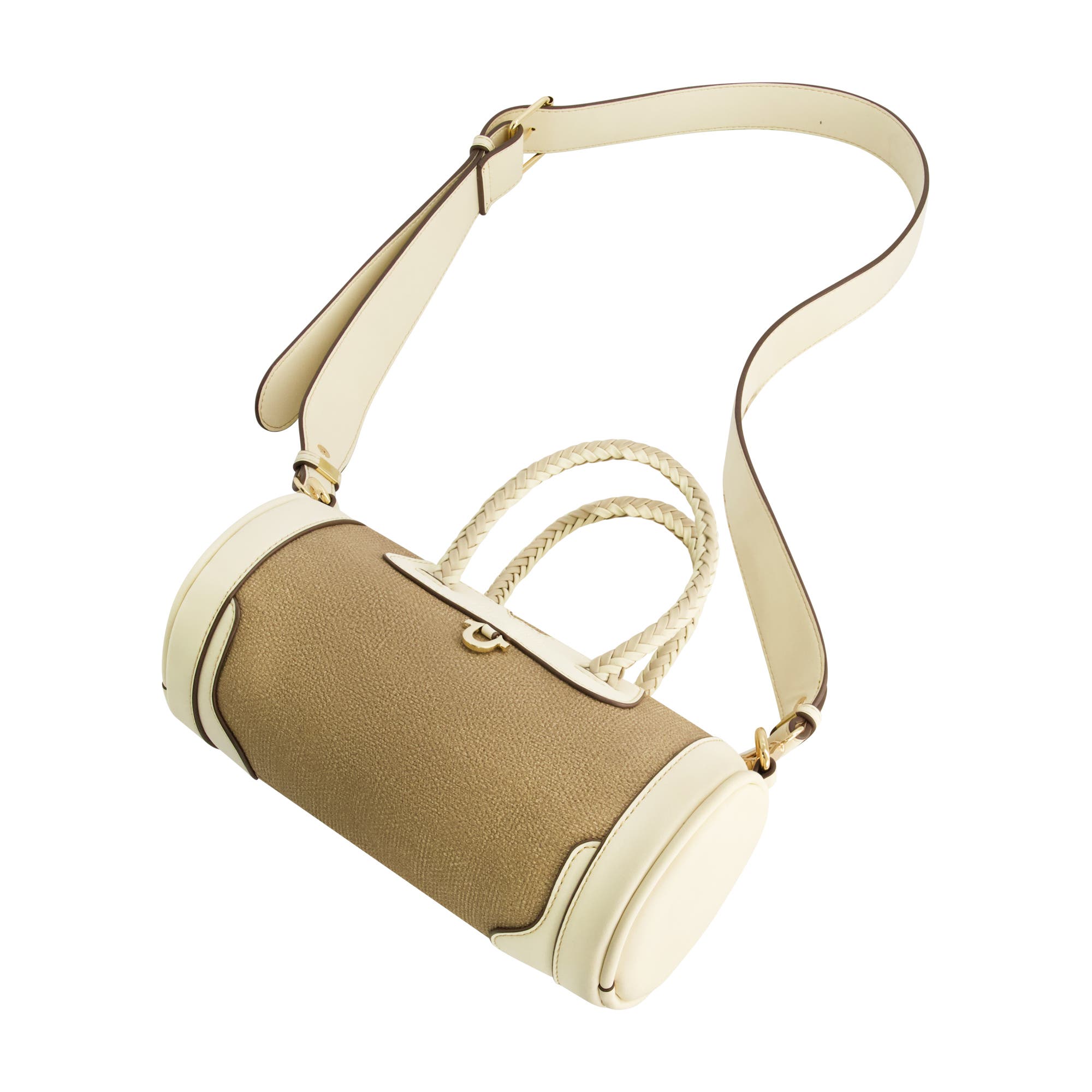 True Religion Quede Mini Duffel Crossbody Bag, Alternate, color, Taupe