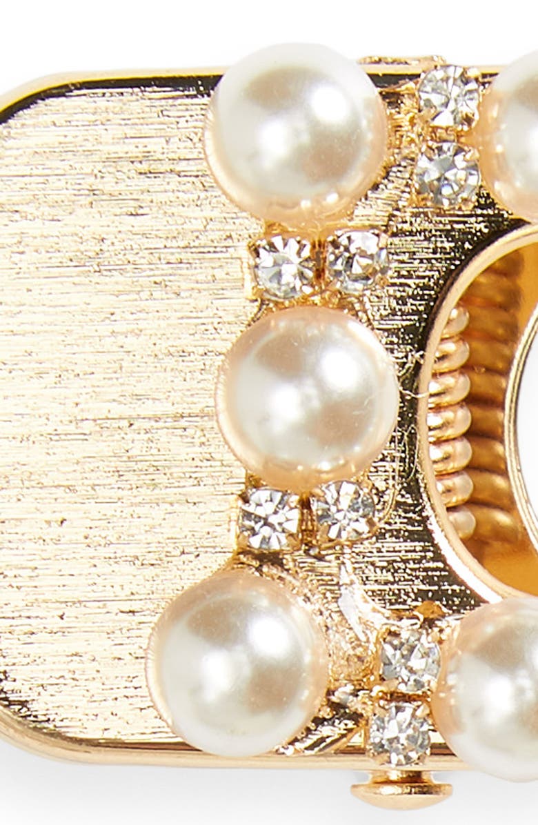 8 Other Reasons Belle Imitation Pearl Hair Clip, Alternate, color, 