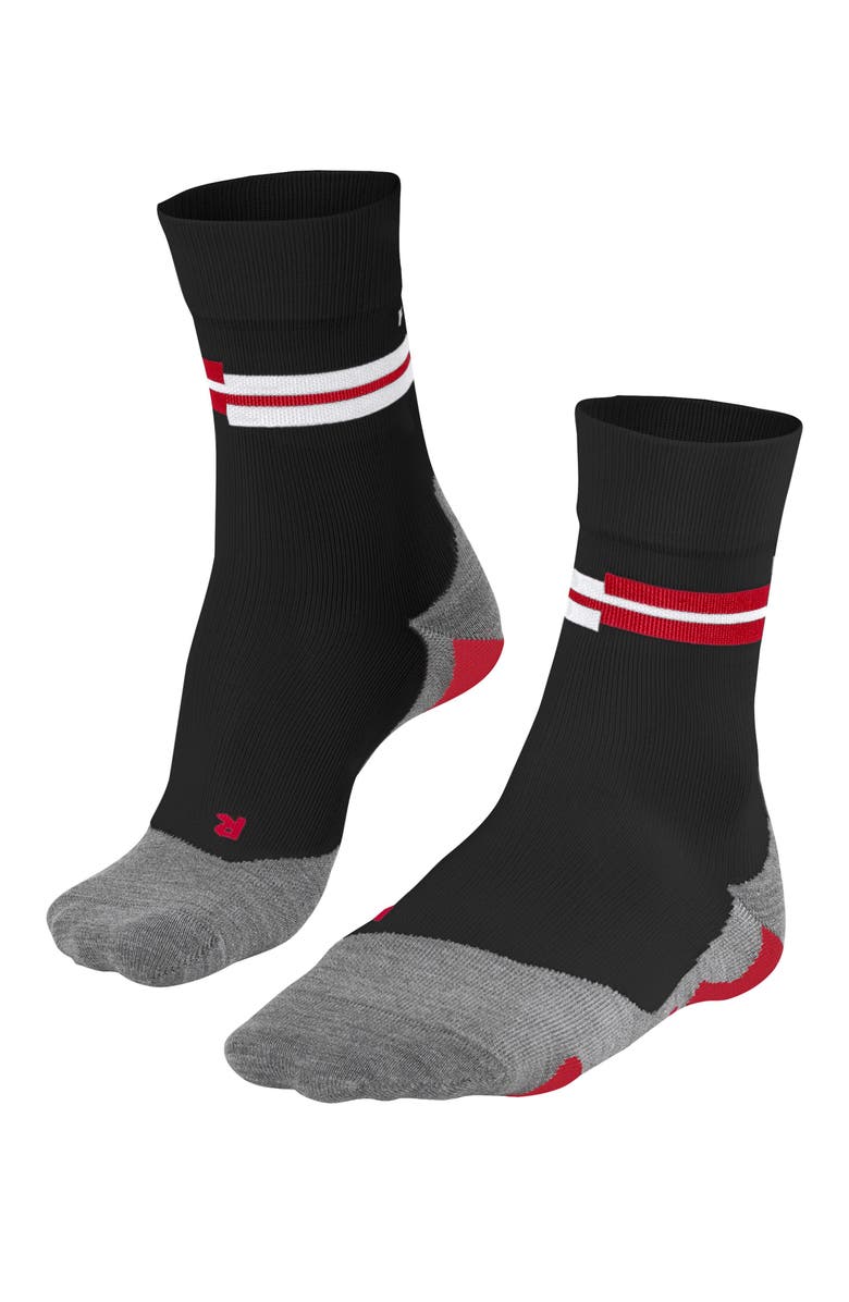 Falke RU5 Race Running Socks, Main, color, Black