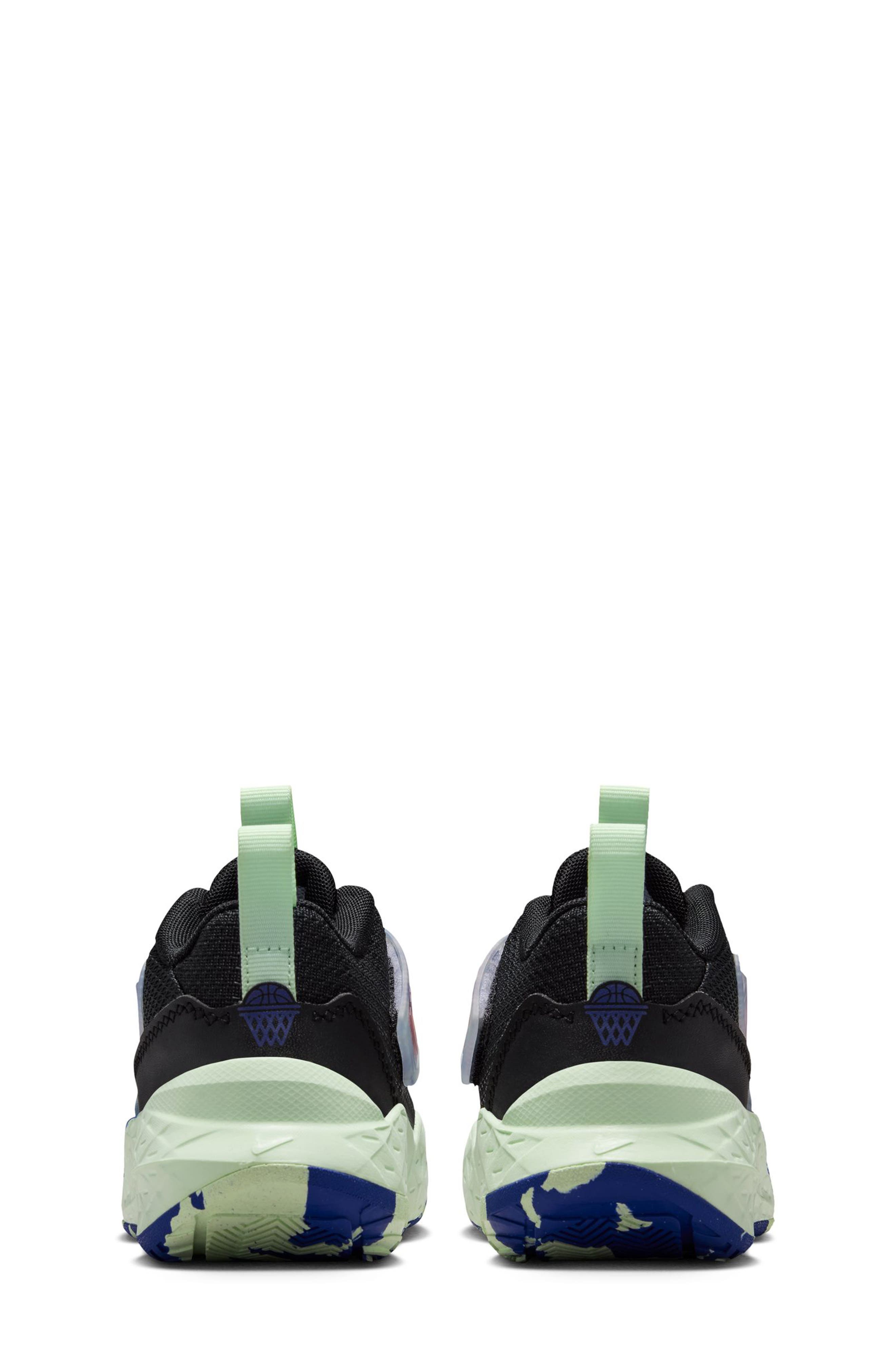 Nike Kids' Team Hustle Sneaker, Alternate, color, Black/ Bright Crimson/ Royal