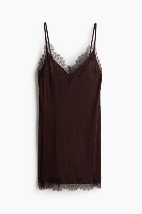 Lace-trimmed Nightslip
