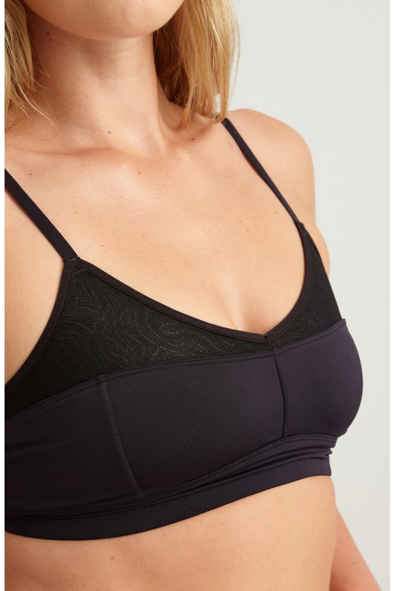 Lace Bralette, Alternate, color, VOLCANIC BLACK
