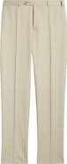 Canali Siena Regular Fit Flat Front Wool Twill Dress Pants