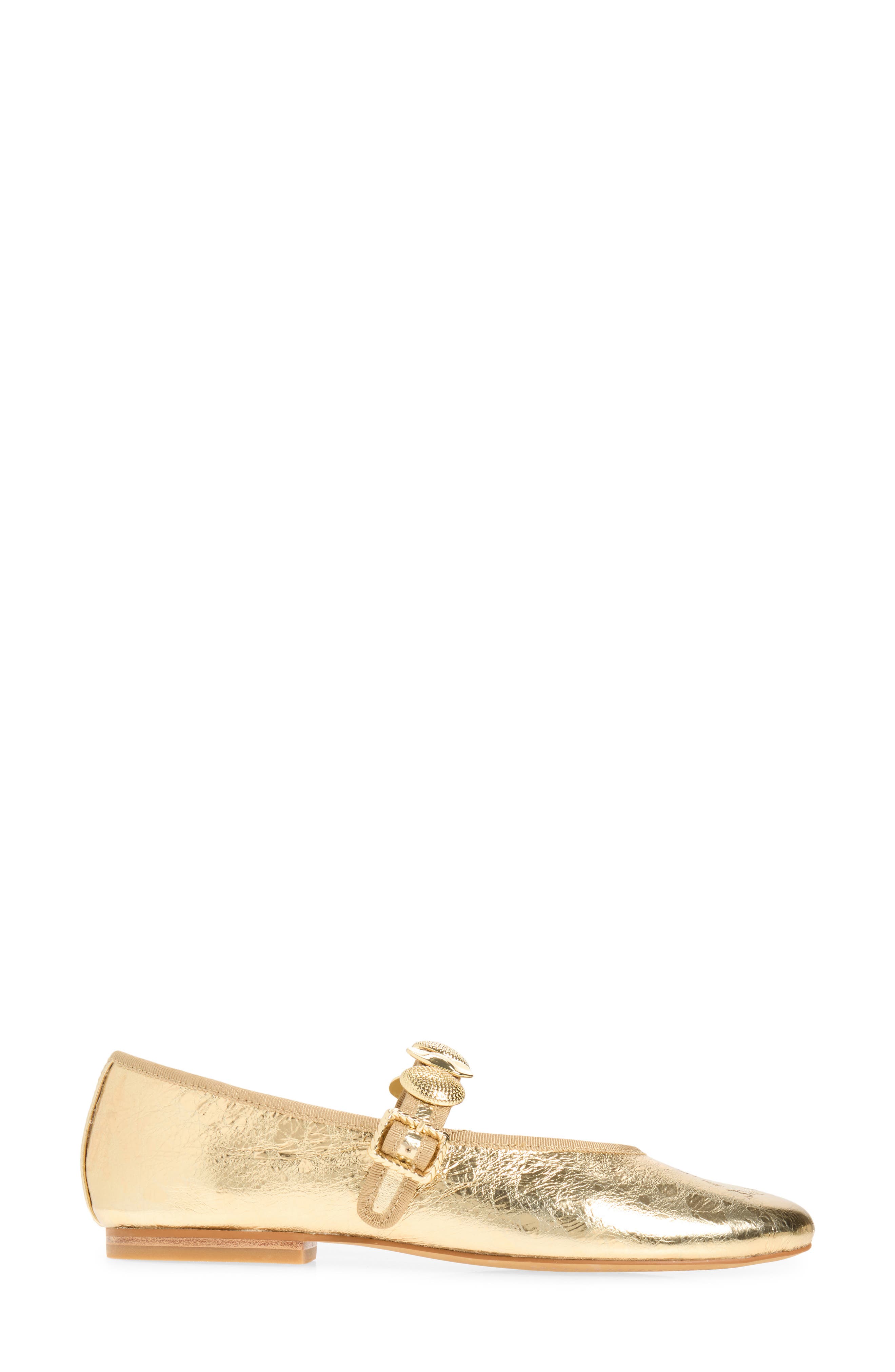 Dolce Vita Relan Mary Jane Ballet Flat, Alternate, color, Gold