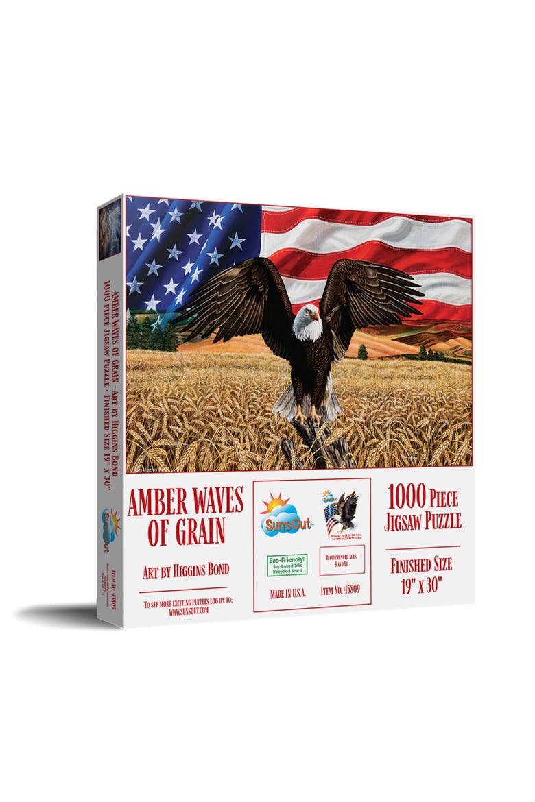 Amber Waves of Grain 1000 piece Jigsaw Puzzle for Adults, Main, color, Multicolor