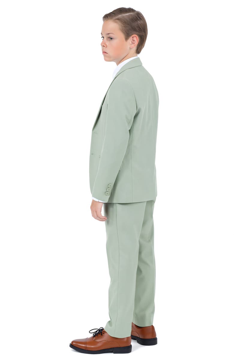 Perry Ellis Kids' Five-Piece Suit, Alternate, color, Sage