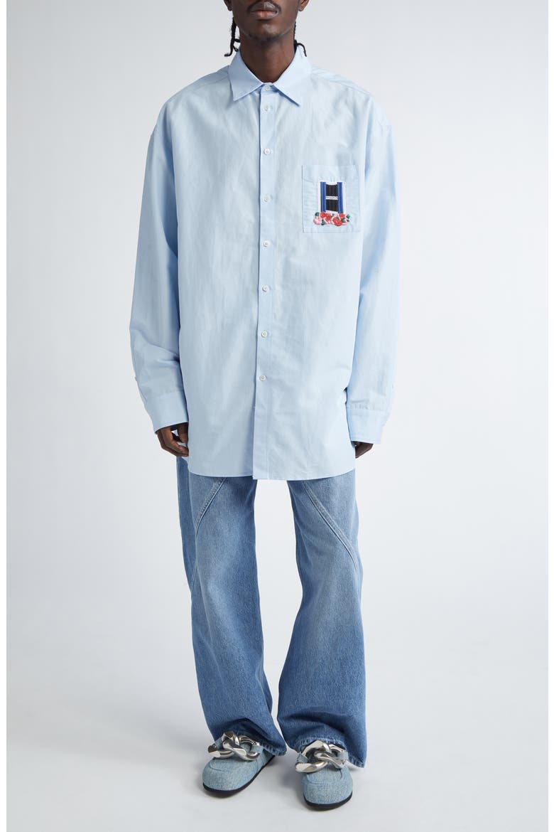 Twisted Workwear Jeans, Alternate, color, LIGHT BLUE