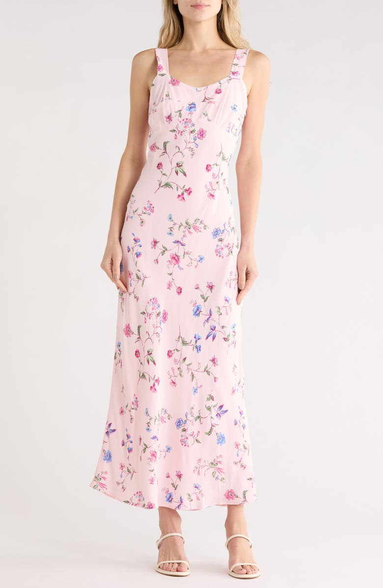 EDIT by JASON WU Floral Print Maxi Dress, Main, color, Blush Wildflower