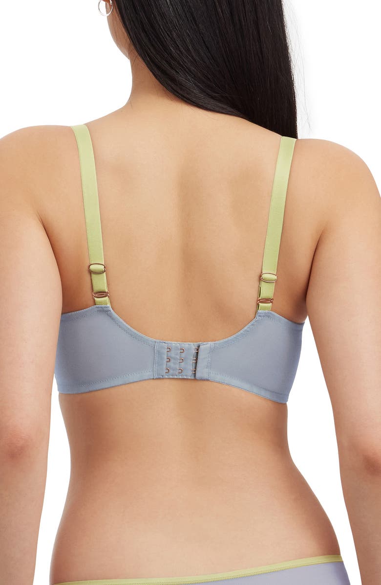 Skarlett Blue Spellbound Underwire Full Coverage Bra, Alternate, color, Misty Blue/ Lime Sorbet