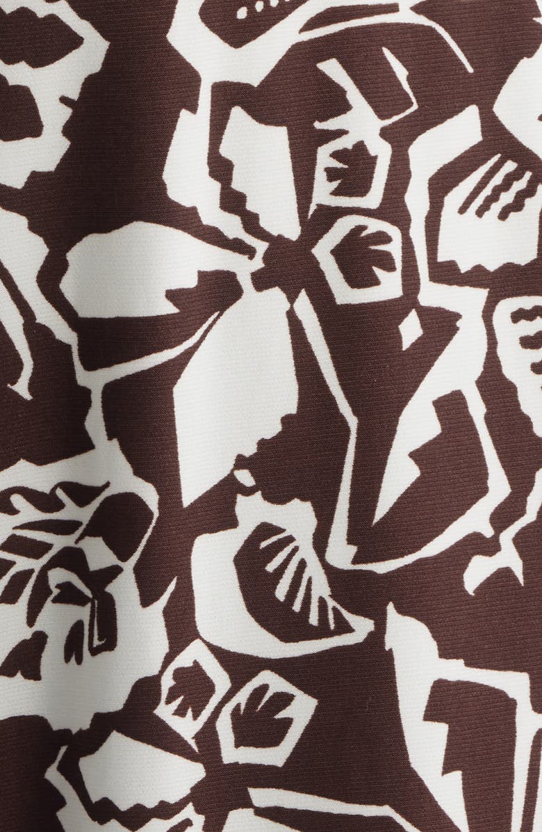 AK ANNE KLEIN Print Knit Crop Wide Leg Pants, Alternate, color, 