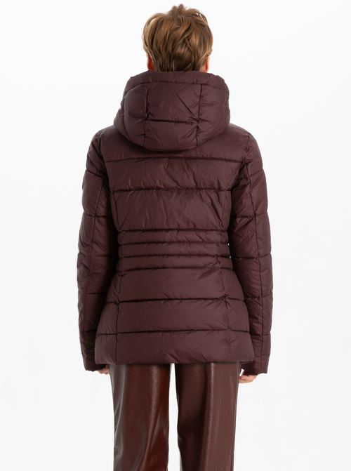 Point Zero Warmth Puffer In Merlot