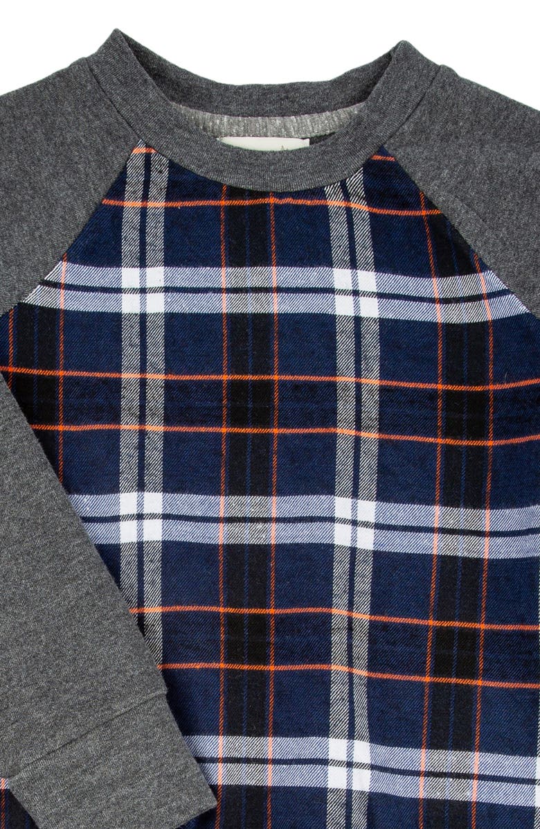 Miki Miette Kids' Plaid Crewneck Sweatshirt, Alternate, color, 