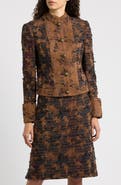 KOBI HALPERIN Parker Metallic Thread Detail Jacket