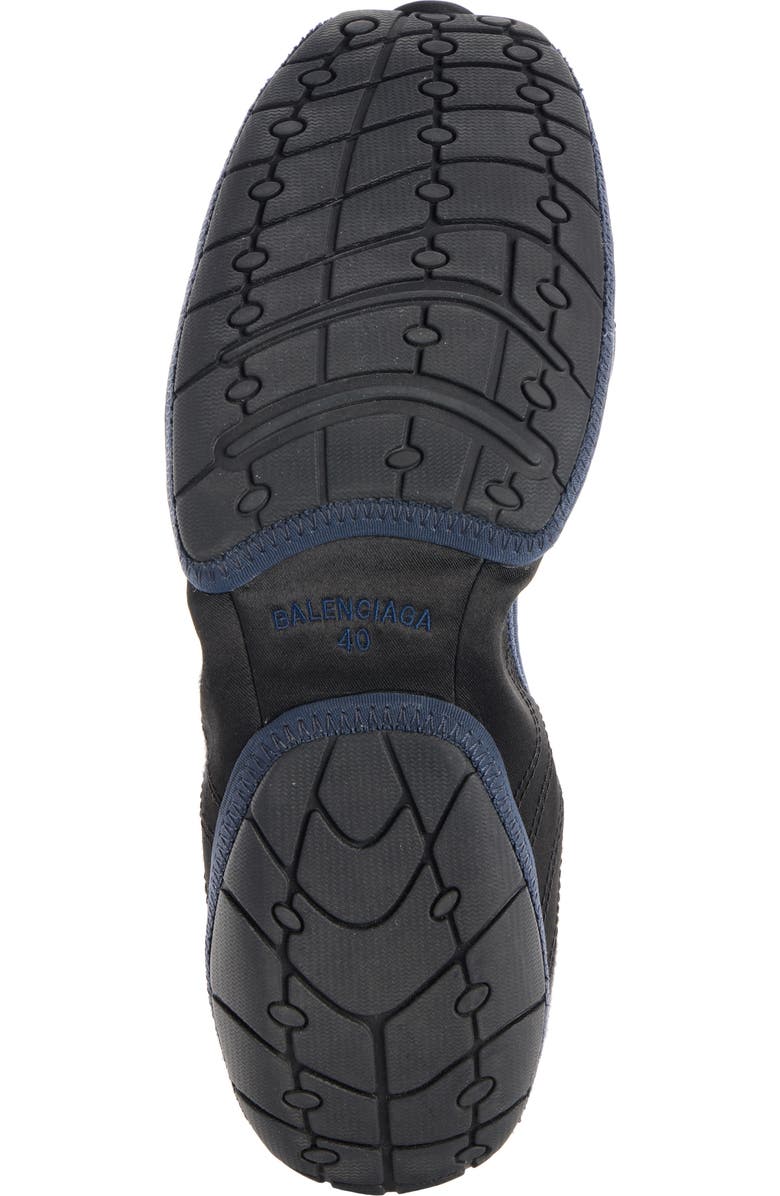 Balenciaga Sneaker Sole Ballerina Flat, Alternate, color, Black
