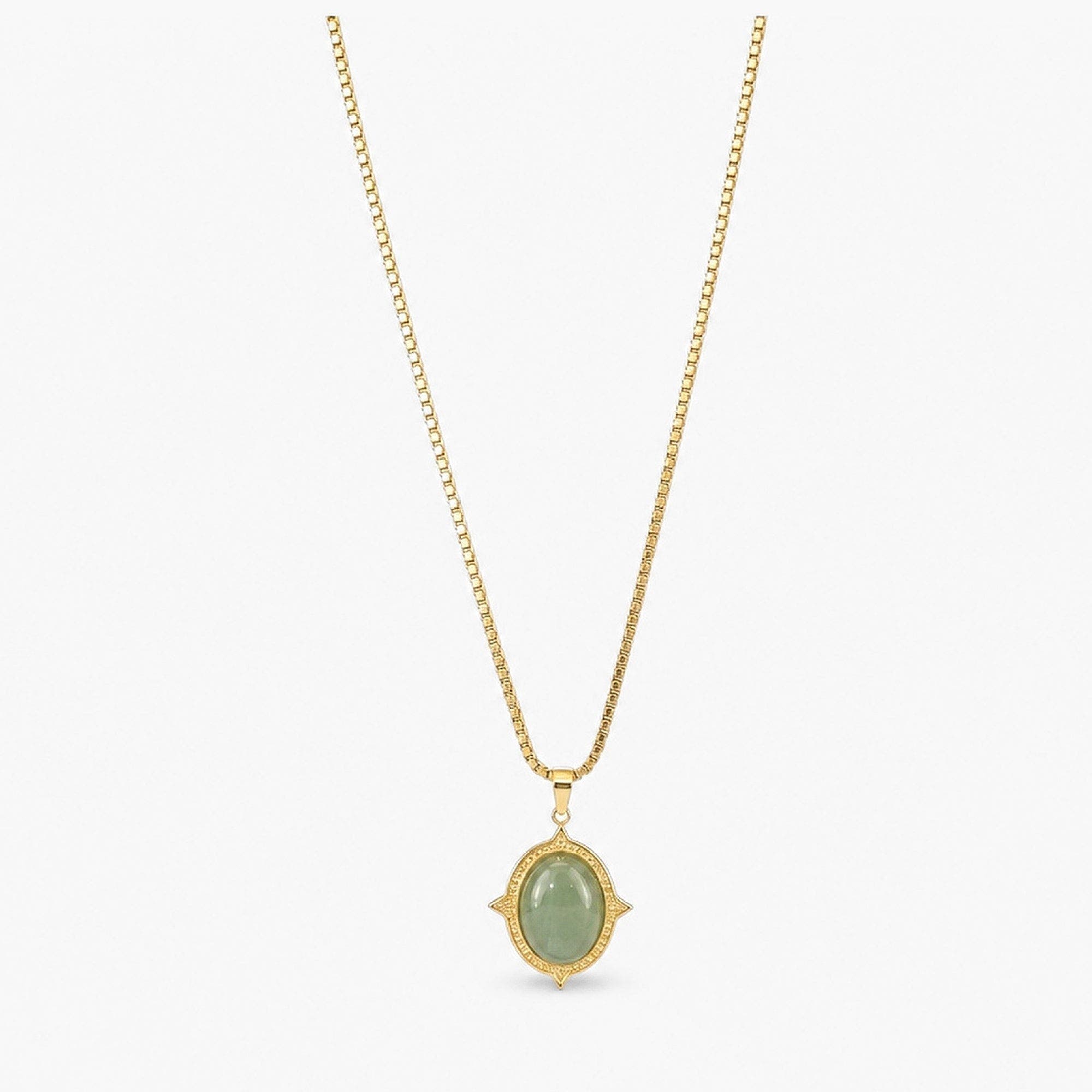 selected Gold With Green Jade