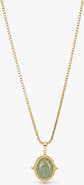 Meideya Oval Jade Necklace