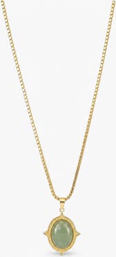 Meideya Oval Jade Necklace