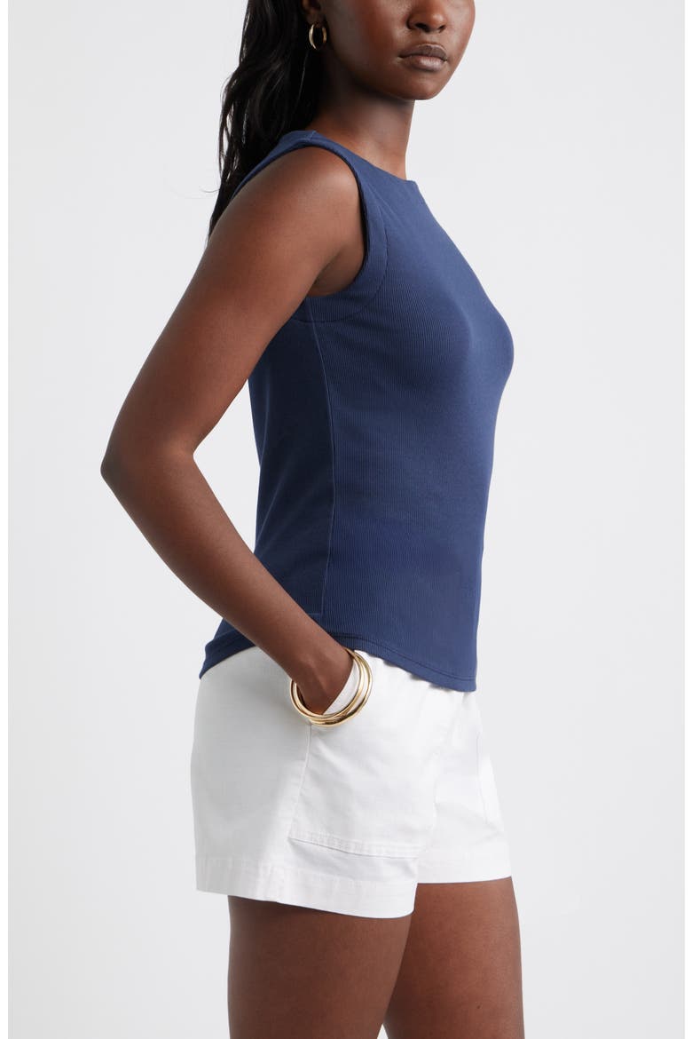 Boat Neck Rib Tank, Alternate, color, NAVY STILL