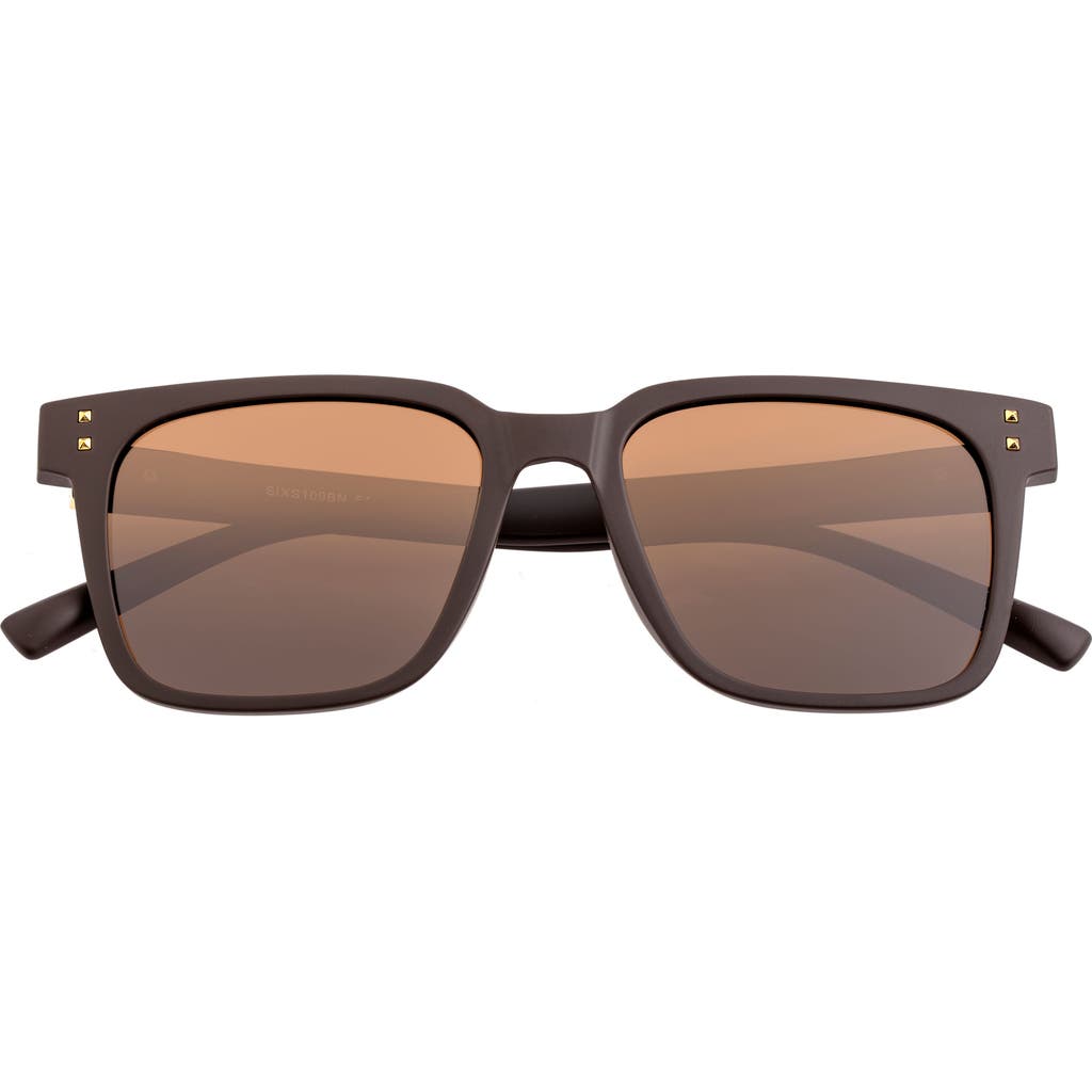 Sixty One Capri Polarized Sunglasses In Brown/brown